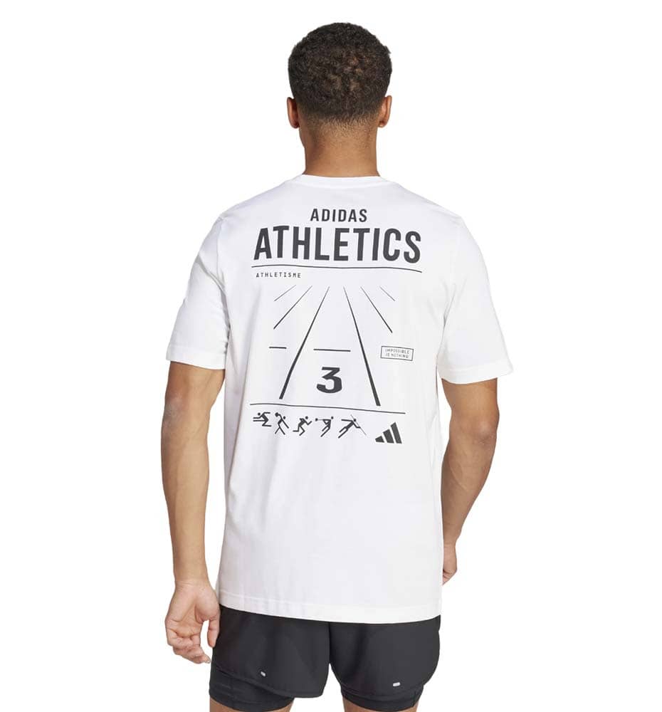 Camiseta M/c Running_Hombre_ADIDAS M Ath Cat G T