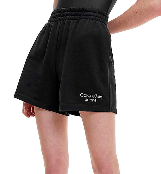 Short Casual_Mujer_CALVIN KLEIN Embroidery Wide Sweatshort