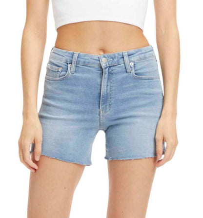 Casual Denim Shorts_Women_CALVIN KLEIN Mid Rise