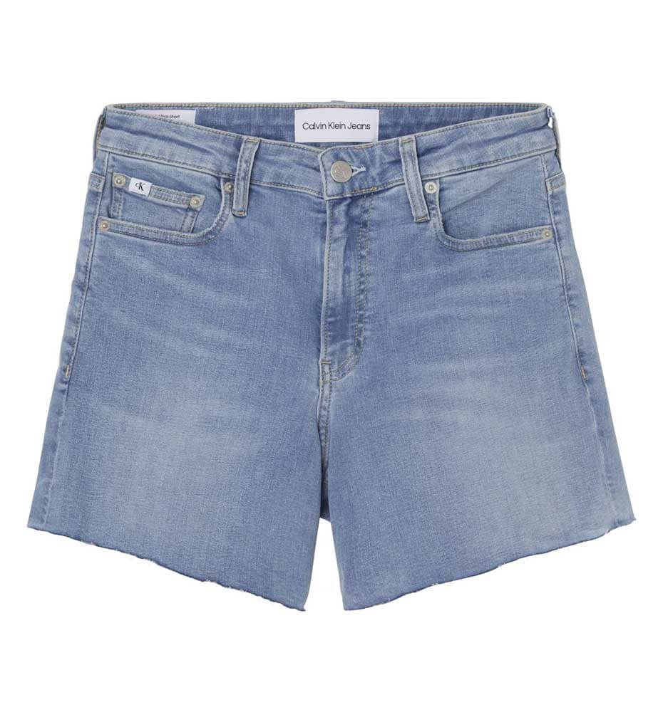 Casual Denim Shorts_Women_CALVIN KLEIN Mid Rise