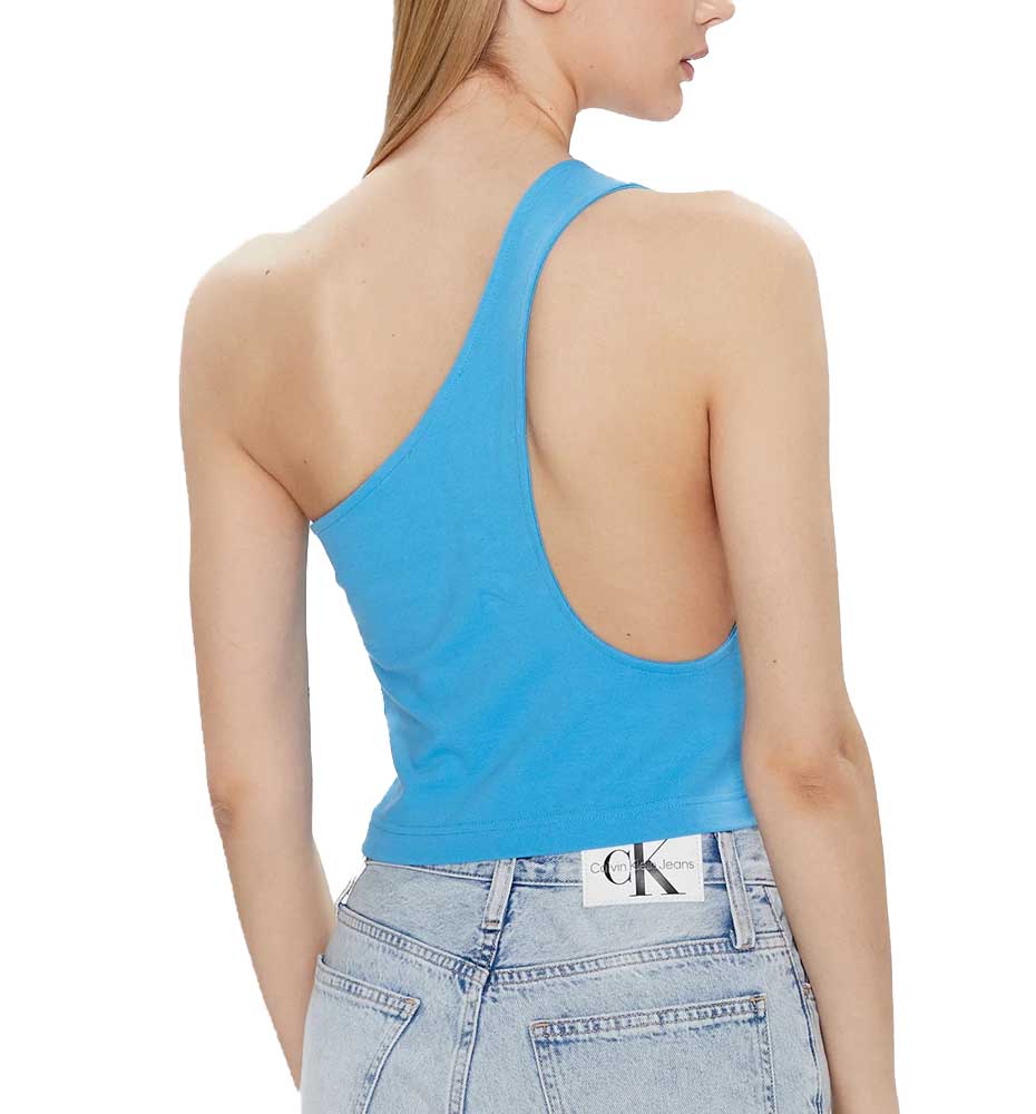 Casual Tank Top_Woman_CALVIN KLEIN Back Asym Cut Out Milano Top