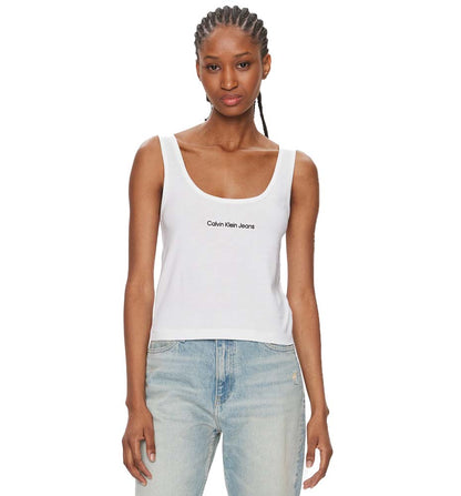 Casual Tank Top_Woman_CALVIN KLEIN Institutional Strappy Top