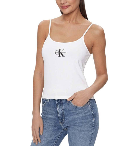 Camiseta De Tirantes Casual_Mujer_CALVIN KLEIN Monologo Strappy Tank Top