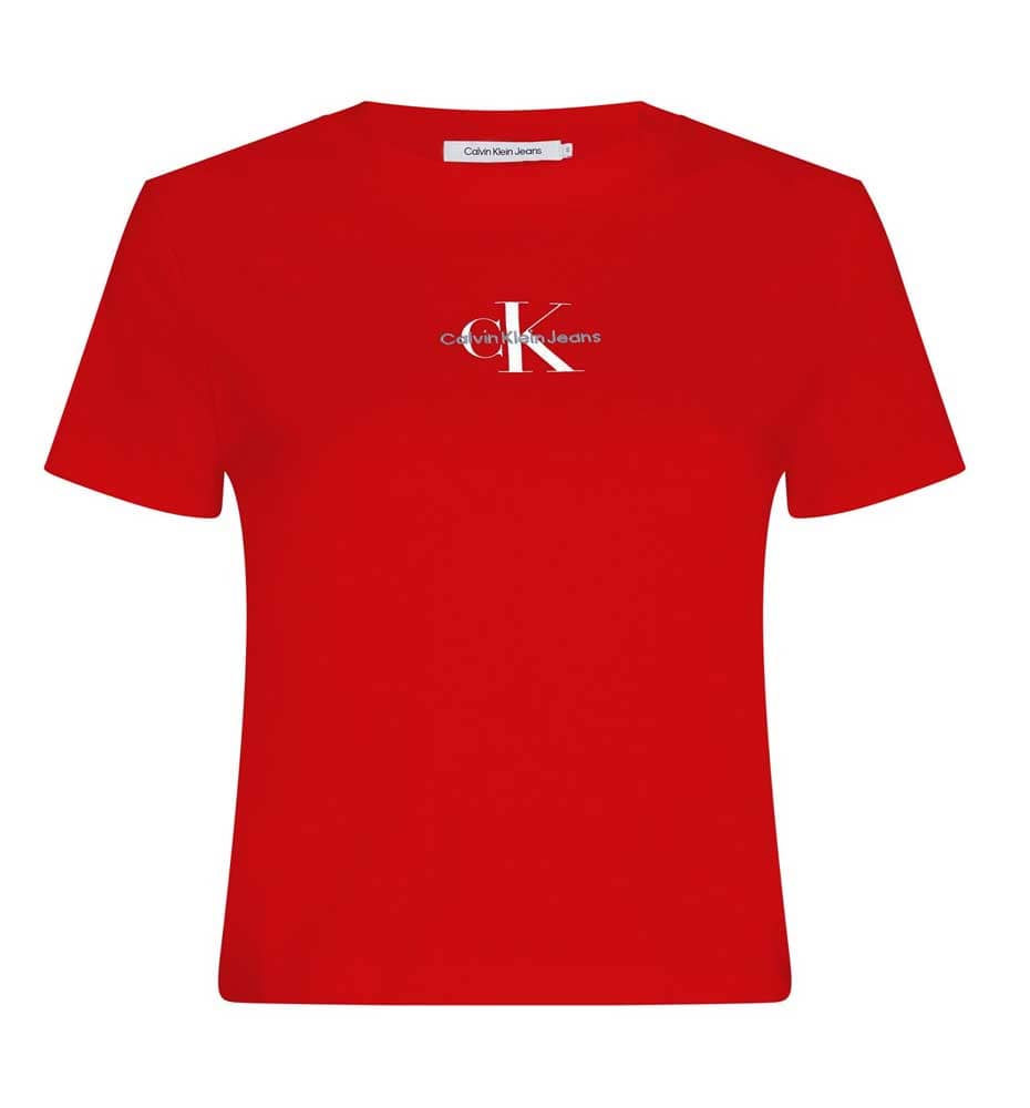 Camiseta M/c Casual_Mujer_CALVIN KLEIN Monologo Baby Tee