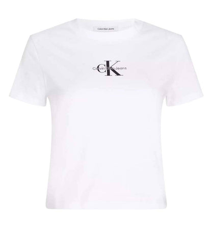 T-shirt M/c Casual_Mujer_CALVIN KLEIN Monologue Baby Tee