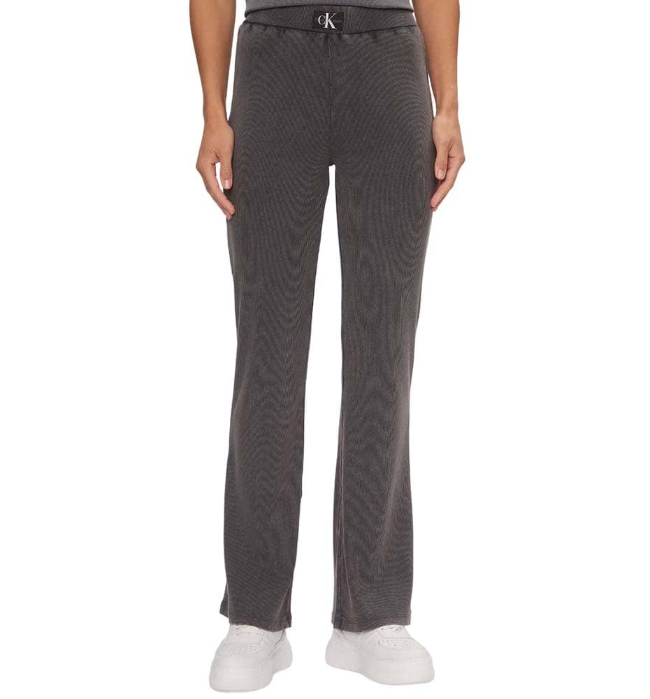 Pantalón Casual_Mujer_CALVIN KLEIN Washed Rib Woven Label Pant