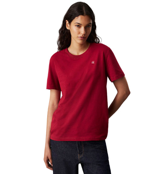 T-shirt M/c Casual_Mujer_CALVIN KLEIN Ck Embro Badge Regular Tee