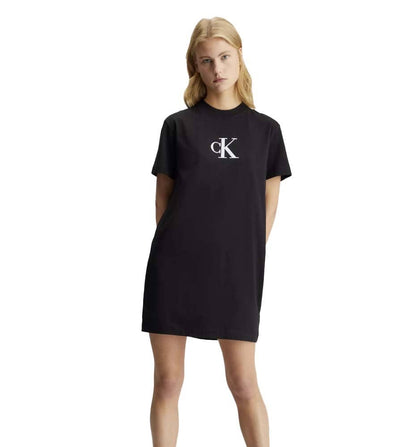 Vestido Casual_Mujer_CALVIN KLEIN Satin Ck T-shirt Dress