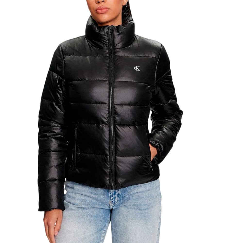 Chaqueta Casual_Mujer_CALVIN KLEIN Soft Touch Short Fitted Jacket