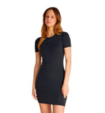 Casual Dress Calvin Klein Washed Woven Label Rib Dress