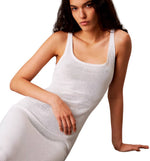 Calvin Klein Casual Dress Back Tie Long Sweater Dress