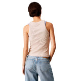 Camiseta De Tirantes Casual Calvin Klein Monologo Rib Tank Top