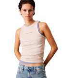 Camiseta De Tirantes Casual Calvin Klein Monologo Rib Tank Top