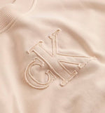Calvin Klein Ck Applique Crewneck Casual Sweatshirt