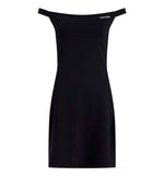 Casual Dress Calvin Klein Logo Milano Bardot Dress