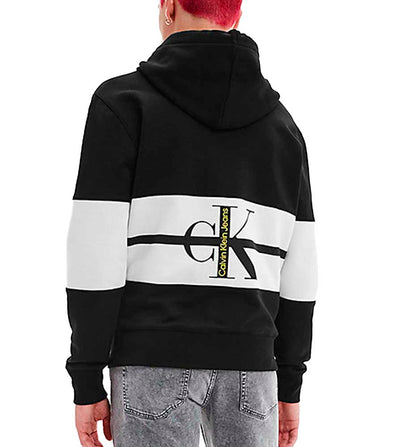 Hoodie Sweatshirt Hood Casual_Men_CALVIN KLEIN Stripe Ck Colorblock Hoodie