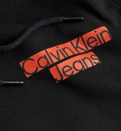 Hoodie Casual Hooded Sweatshirt_Men_CALVIN KLEIN Seasonal Blocked Logo Hoodie