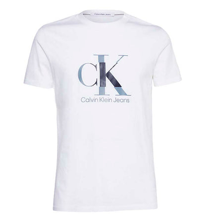 T-shirt M/c Casual_Men_CALVIN KLEIN Disrupted Monologue Tee