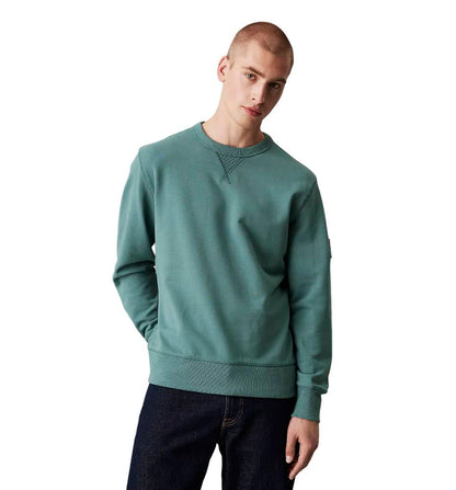 Casual Sweatshirt_Men_CALVIN KLEIN Badge Crew Neck