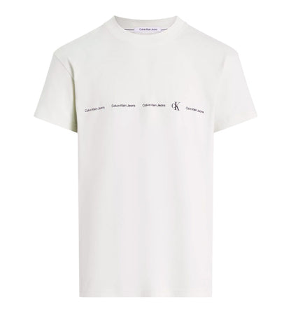 Camiseta M/c Casual_Hombre_CALVIN KLEIN Logo Repeat Tee