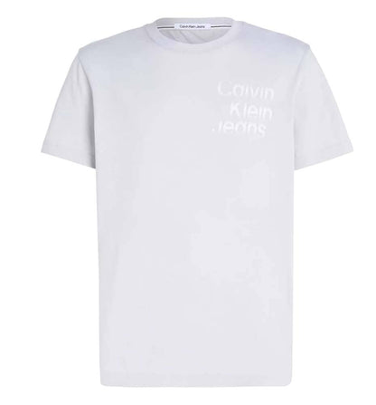 Camiseta M/c Casual_Hombre_CALVIN KLEIN Diffused Stacked Tee