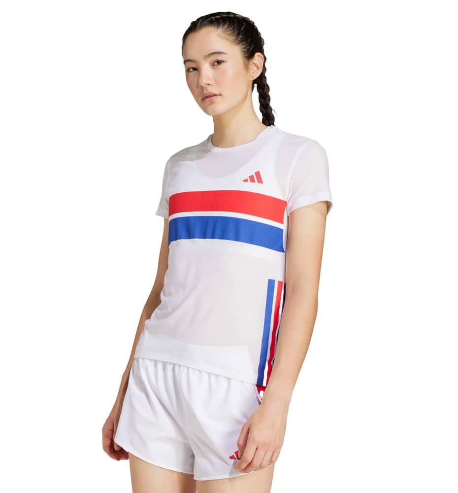 Camiseta Running_Mujer_ADIDAS Adizero Retro