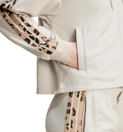 Hoodie Sudadera Capucha Casual_Mujer_ADIDAS W Aop Ft Fz