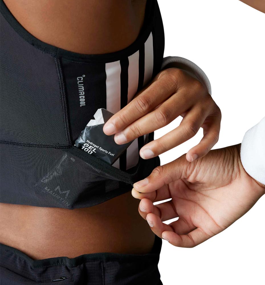 Camiseta Sin Mangas Running Adidas Adizero Crop W