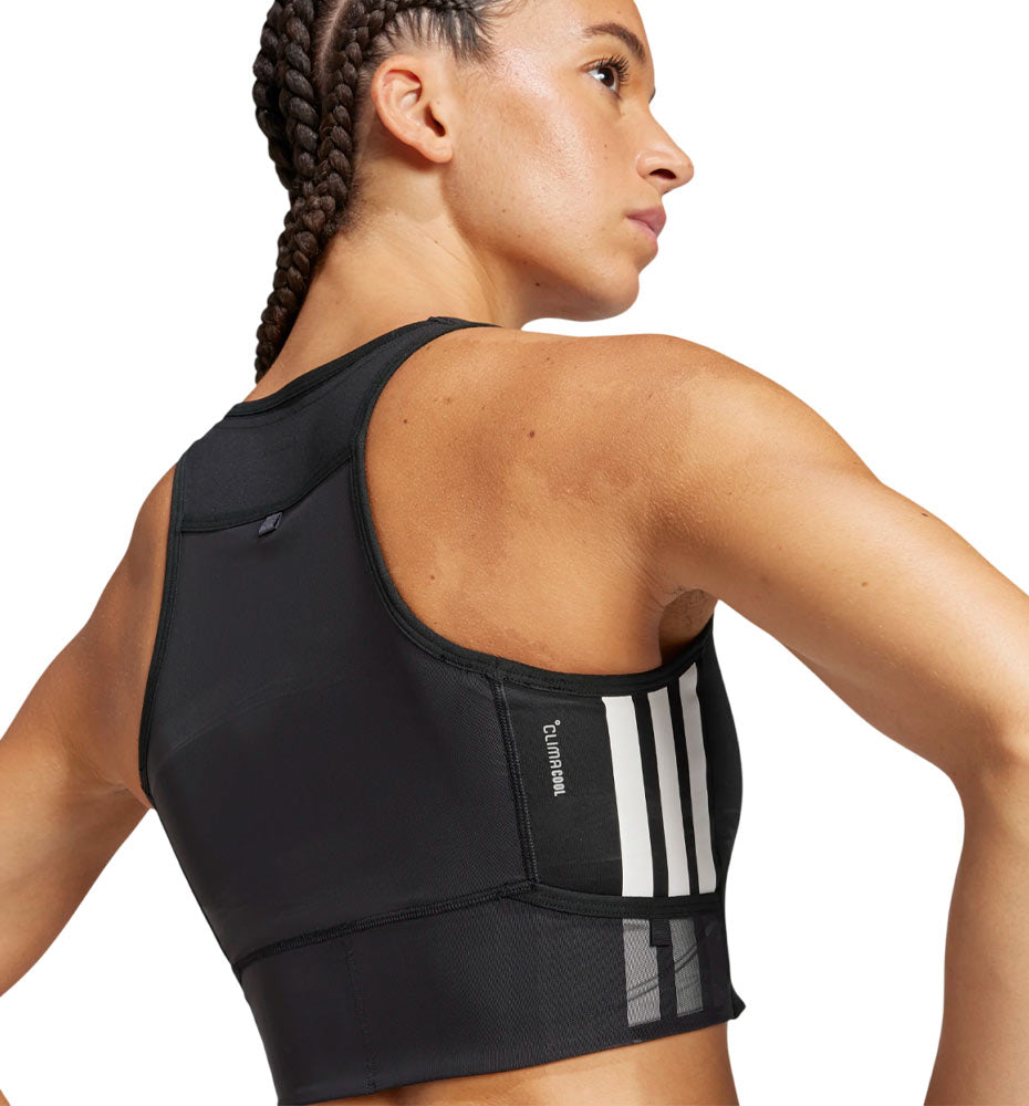 Camiseta Sin Mangas Running Adidas Adizero Crop W