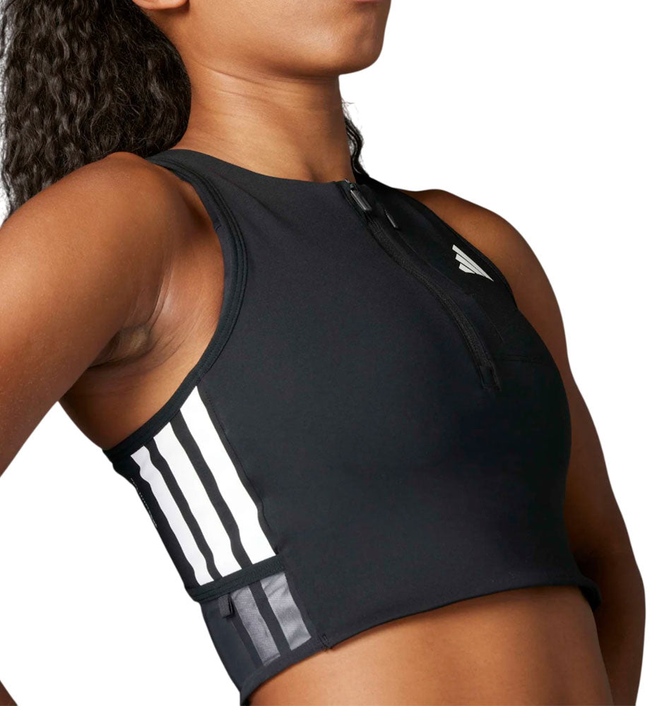 Camiseta Sin Mangas Running Adidas Adizero Crop W