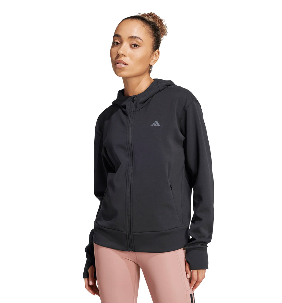 Women's Fitness Jacket_ADIDAS D4t Fz Hoodie
