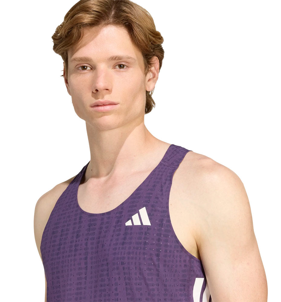 Men's Running Tank Top by ADIDAS Adizero Singlet M