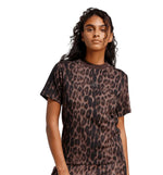 Adidas All Over Animal Print Casual T-shirt