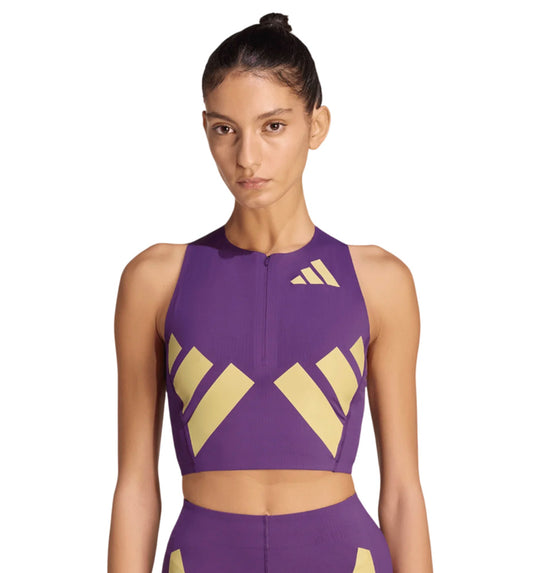 Camiseta Sin Mangas Running Adidas Run The Race Crop Tank