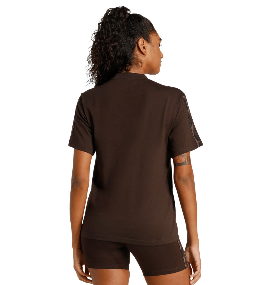 Women's Casual T-Shirt_ADIDAS W Seasonal Essentials Leopard