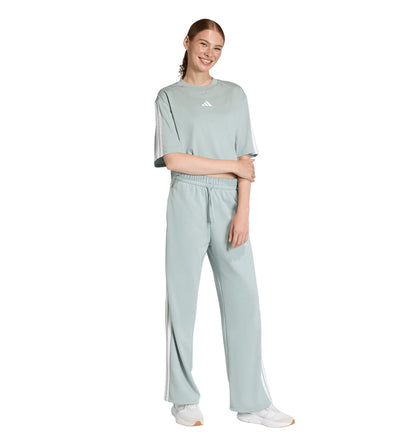 Pantalón Casual Adidas 3Stripes Open Hem French Terry