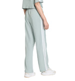 Calças Casuais Adidas 3 Riscas Bainha Aberta French Terry