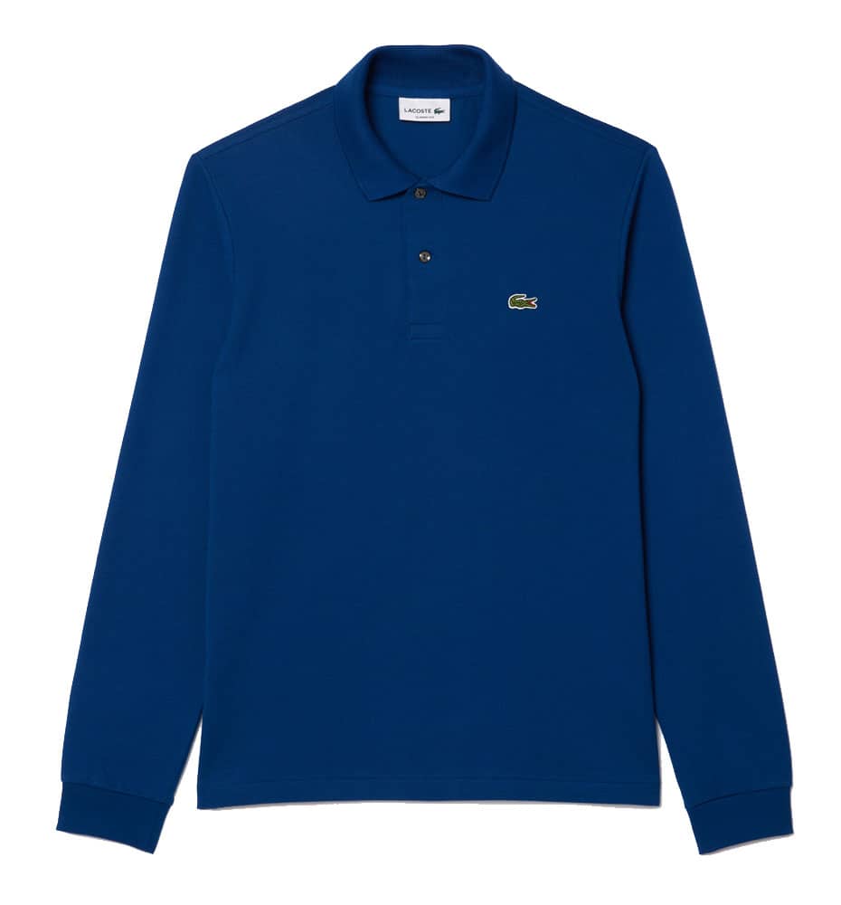 Polo Casual_Hombre_LACOSTE Long Sleeved Ribbed Collar Shirt