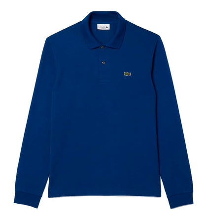 Polo Casual_Men_LACOSTE Long Sleeved Ribbed Collar Shirt