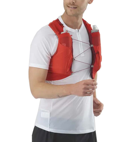 Trail Hydration Backpack_Unisex_SALOMON Sense Pro 5 Set Red