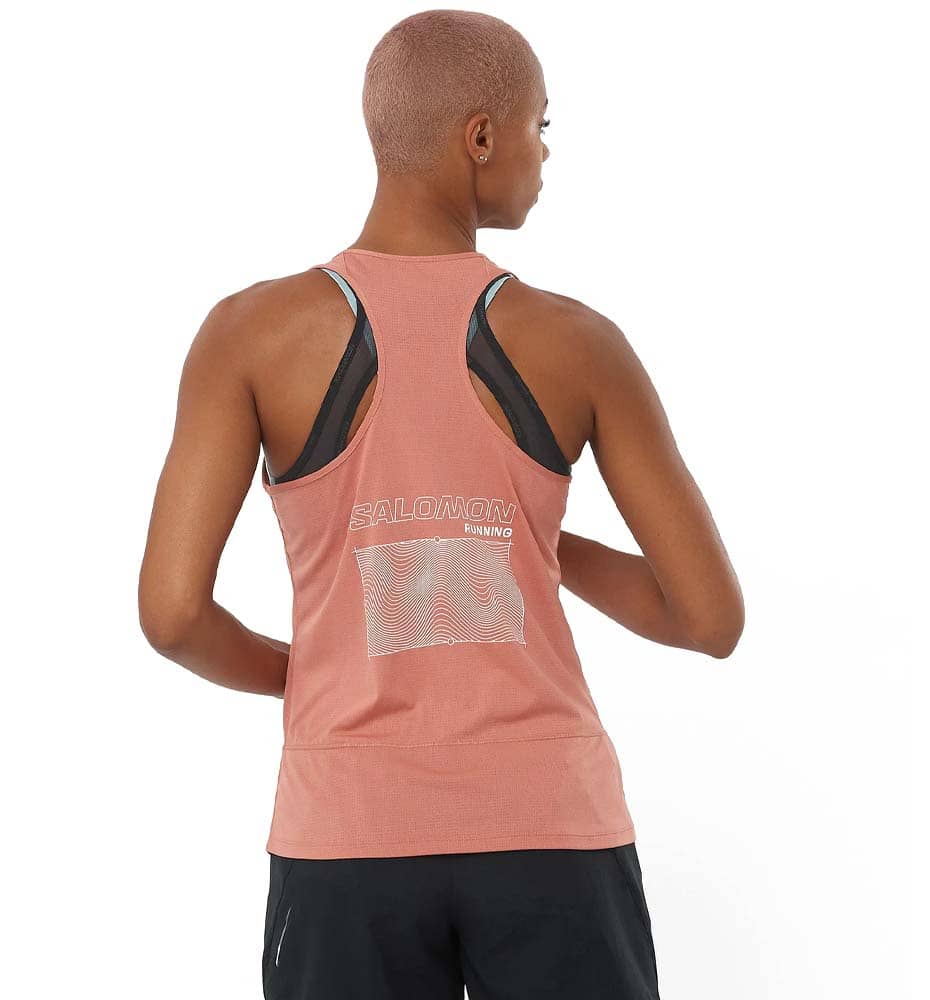 Trail_Women_SALOMON Cross Run Tank Gfx W Tank Top