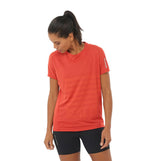 T-shirt M/C Trail Salomon Sense Aero Ss Tee Gfx W
