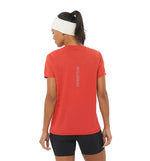 T-shirt M/C Trail Salomon Sense Aero Ss Tee Gfx W