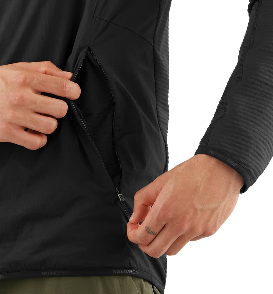 Outdoor_Men_SALOMON Sntial Lightwarm Hybrid M Sweatshirt