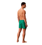 Calvin Klein Short Drawstring Covered Waistband Swim Trunks