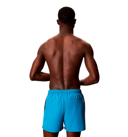 Calvin Klein Short Drawstring Covered Waistband Swim Trunks