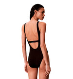 Calvin Klein Scoop Back One Piece Swimsuit
