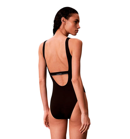 Calvin Klein Scoop Back One Piece Swimsuit