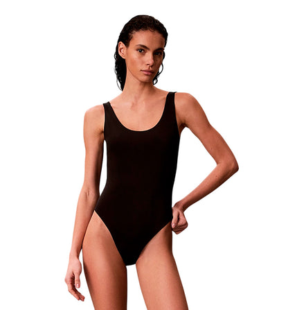 Calvin Klein Scoop Back One Piece Swimsuit