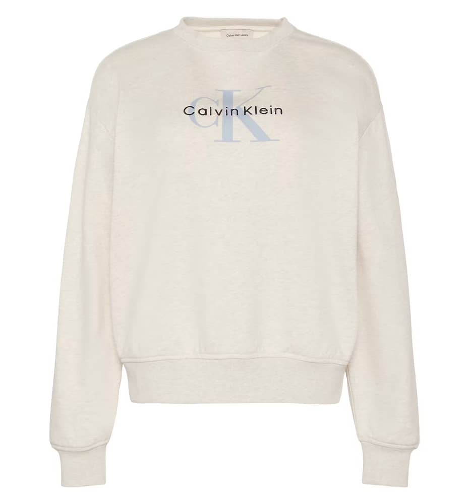 Sudadera Casual_Mujer_CALVIN KLEIN Ls Monologo French Terry Rlxd Cr
